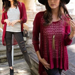 High low delicate sweater